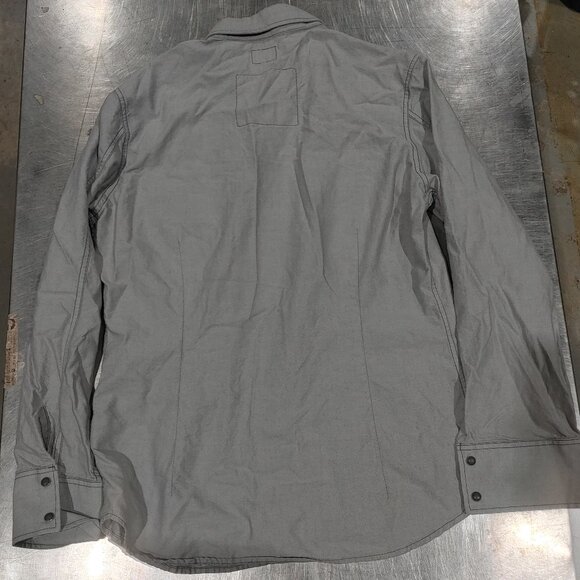 Brand New G-Star Mens Button-up 100% Cotton Shirt Grey Size XL - Picture 3 of 3